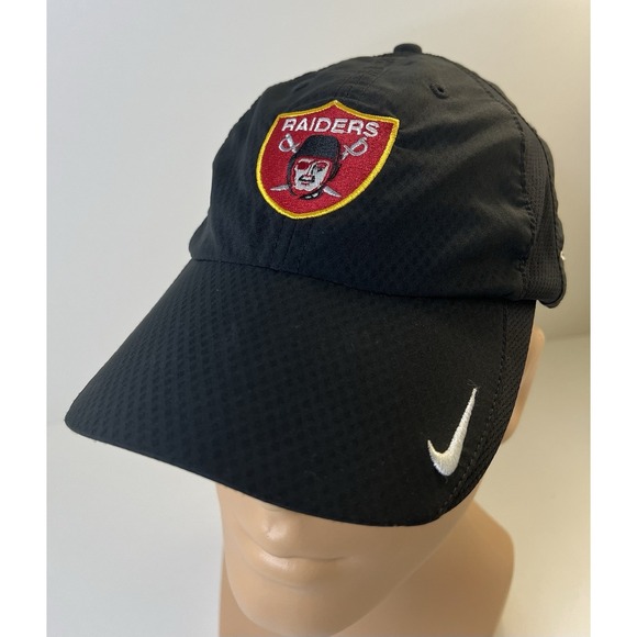 Nike Golf Other - Las Vegas Raiders Hat Cap Black Red Logo Patch Nike Golf NFL Football Logo